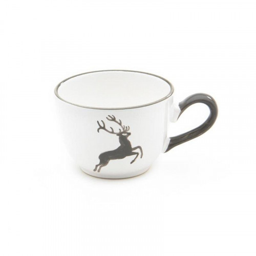 Gmundner céramique Grauer Hirsch Tasse à café lisse 0,19 L / h: 6,6 cm